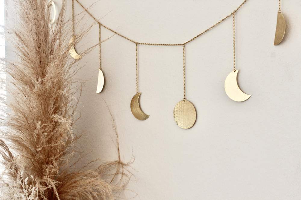 Moonphase Garland Wall Hanging