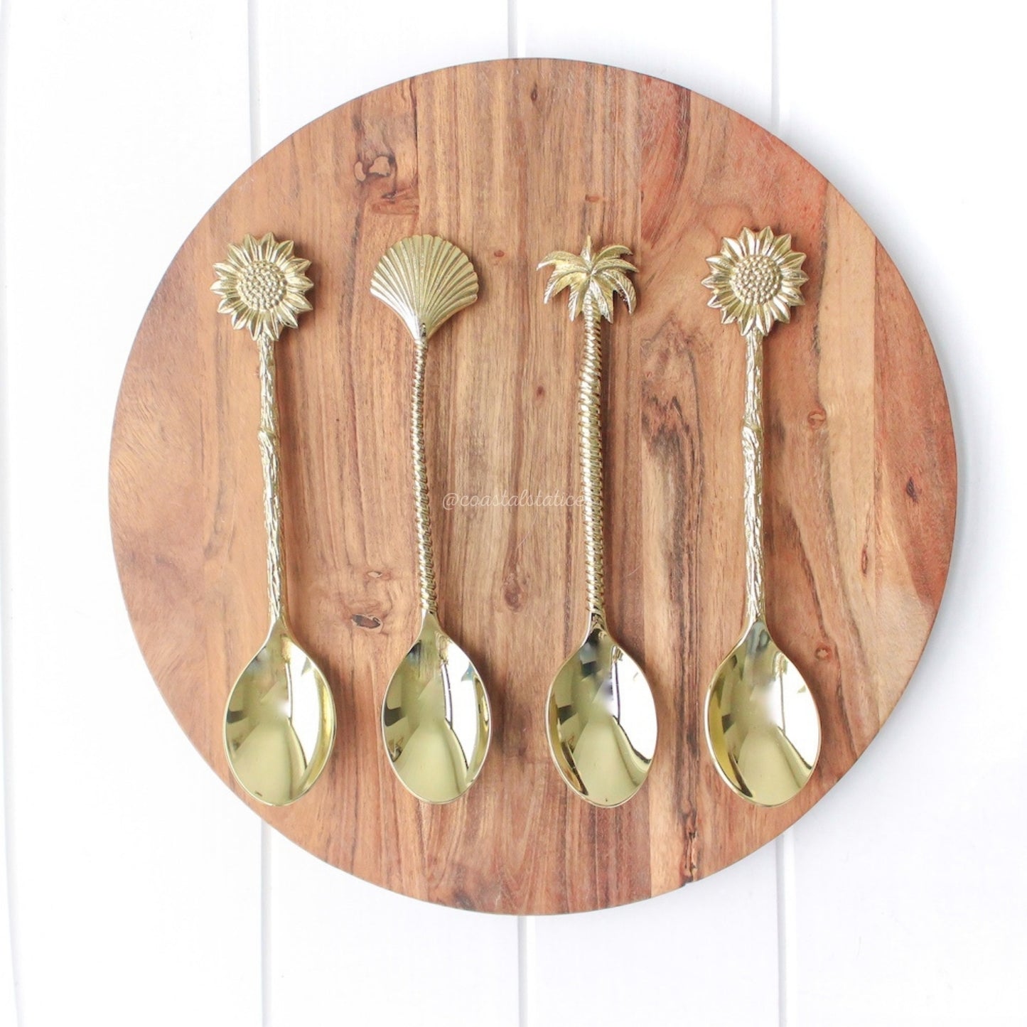 Assorted brass spoon