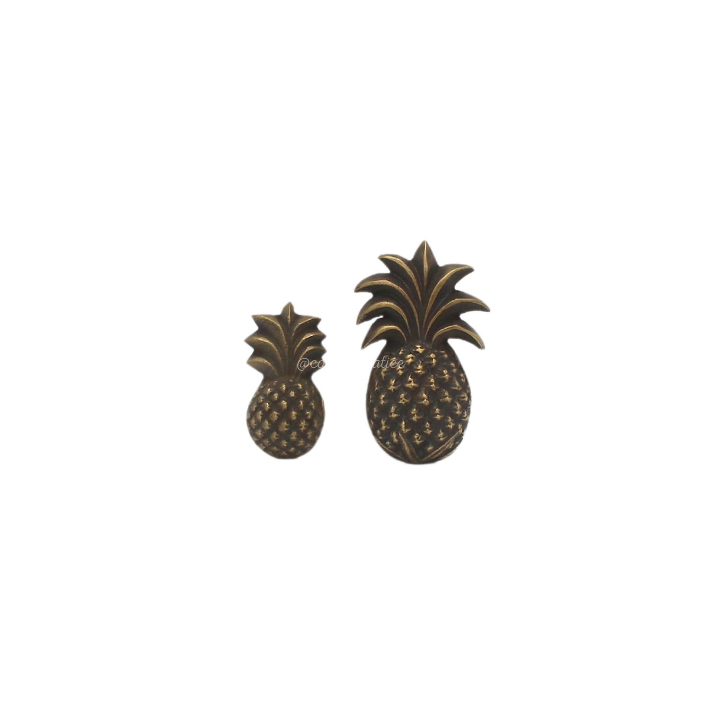 Pineapple Brass Drawer Knob small