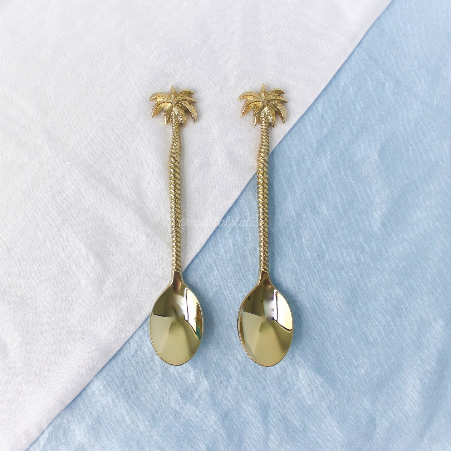 Brass Gold Palm Spoon