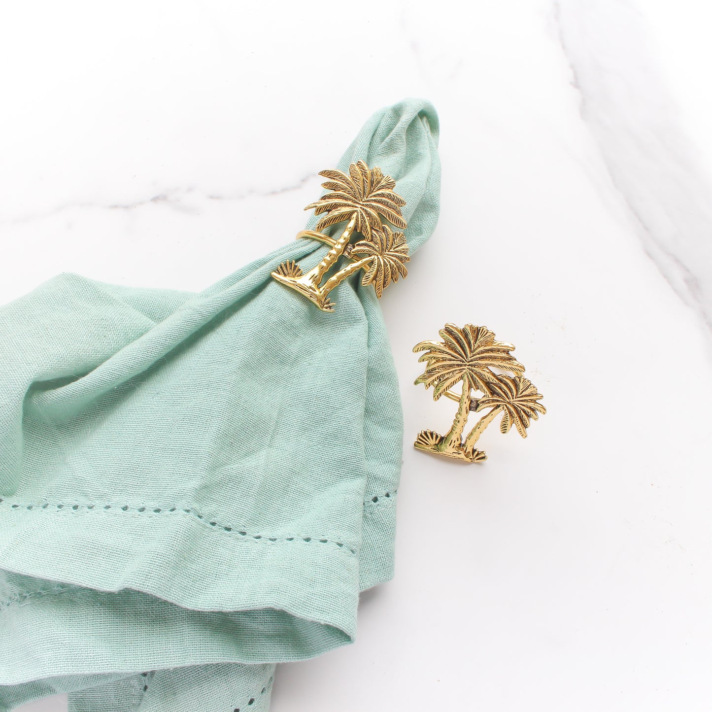 Palm Napkin Rings (Set/2)