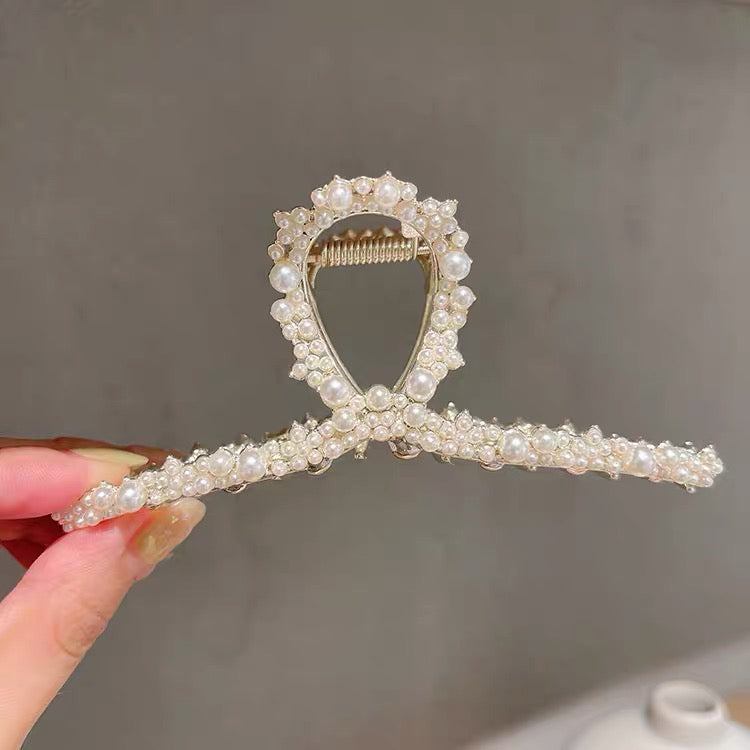 Pearl Beaded Hair Clip