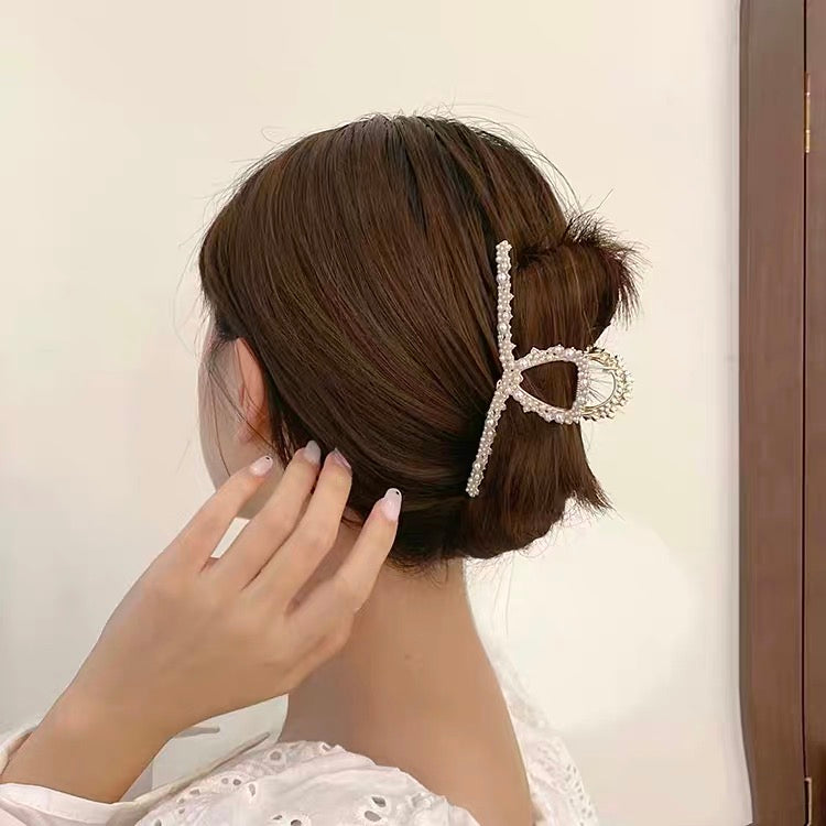 Pearl Beaded Hair Clip