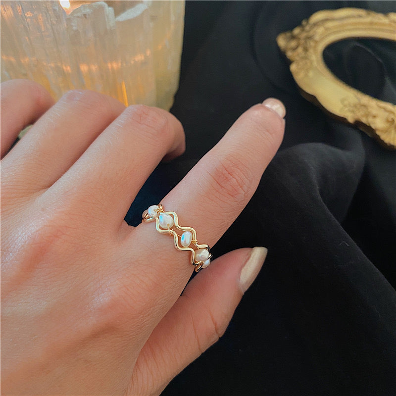 Gold Filled Coastal Pearl Ring