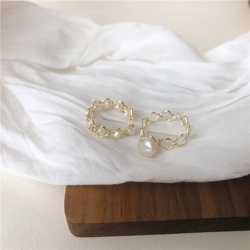 Gold Filled Coastal Pearl Ring