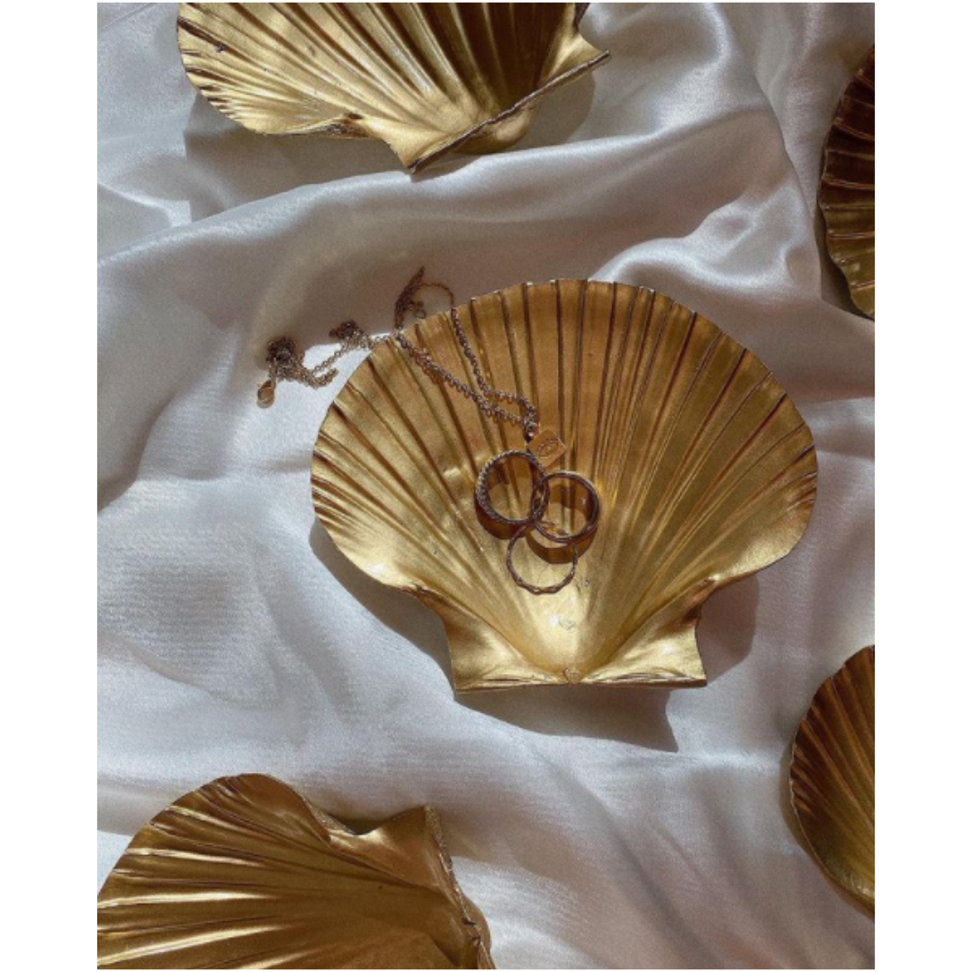 Gold Shell Dish