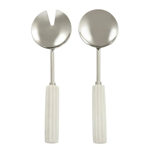 Marble Salad Servers