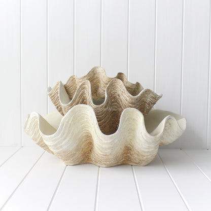 Coastal Clam Shell Bowl Large