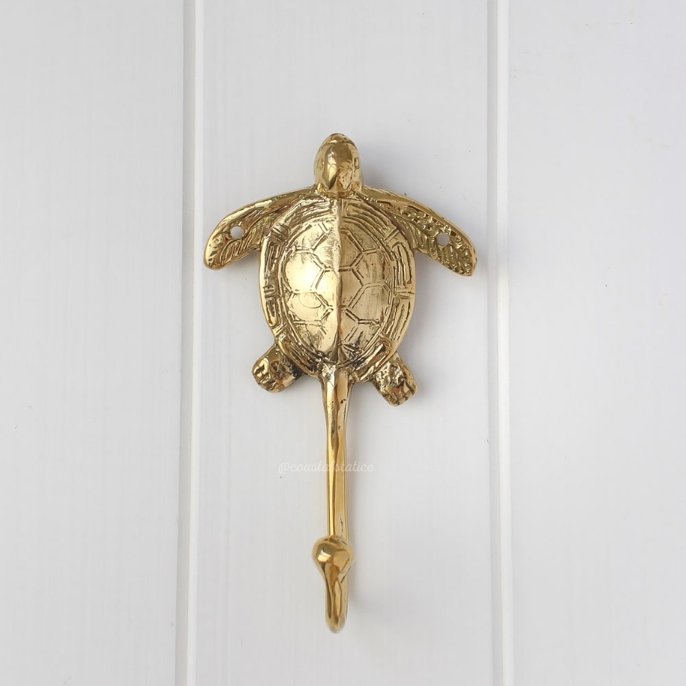 Turtle Brass Gold Hook