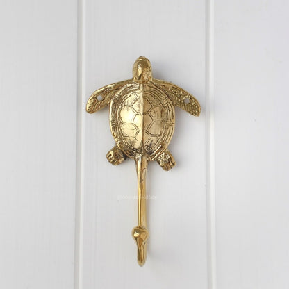 Turtle Brass Gold Hook