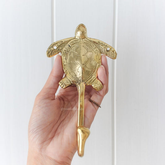 Turtle Brass Gold Hook