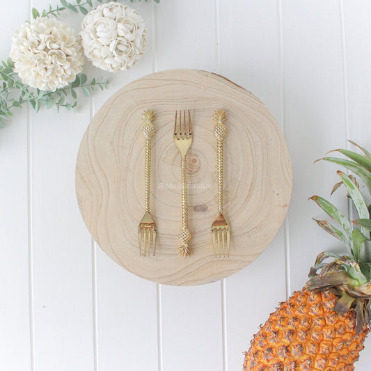 Brass Gold Pineapple Fork