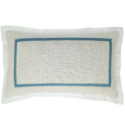 Flange Linen Cushion Cover