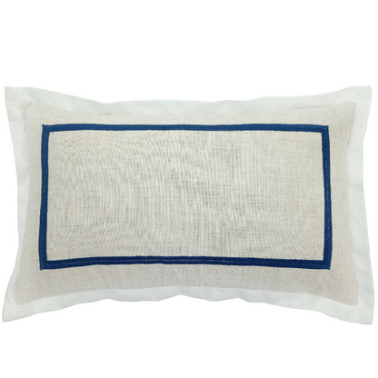 Flange Linen Cushion Cover