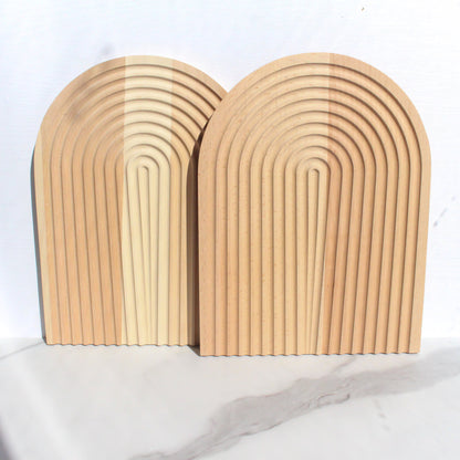 Arch Wooden Decorative Tray